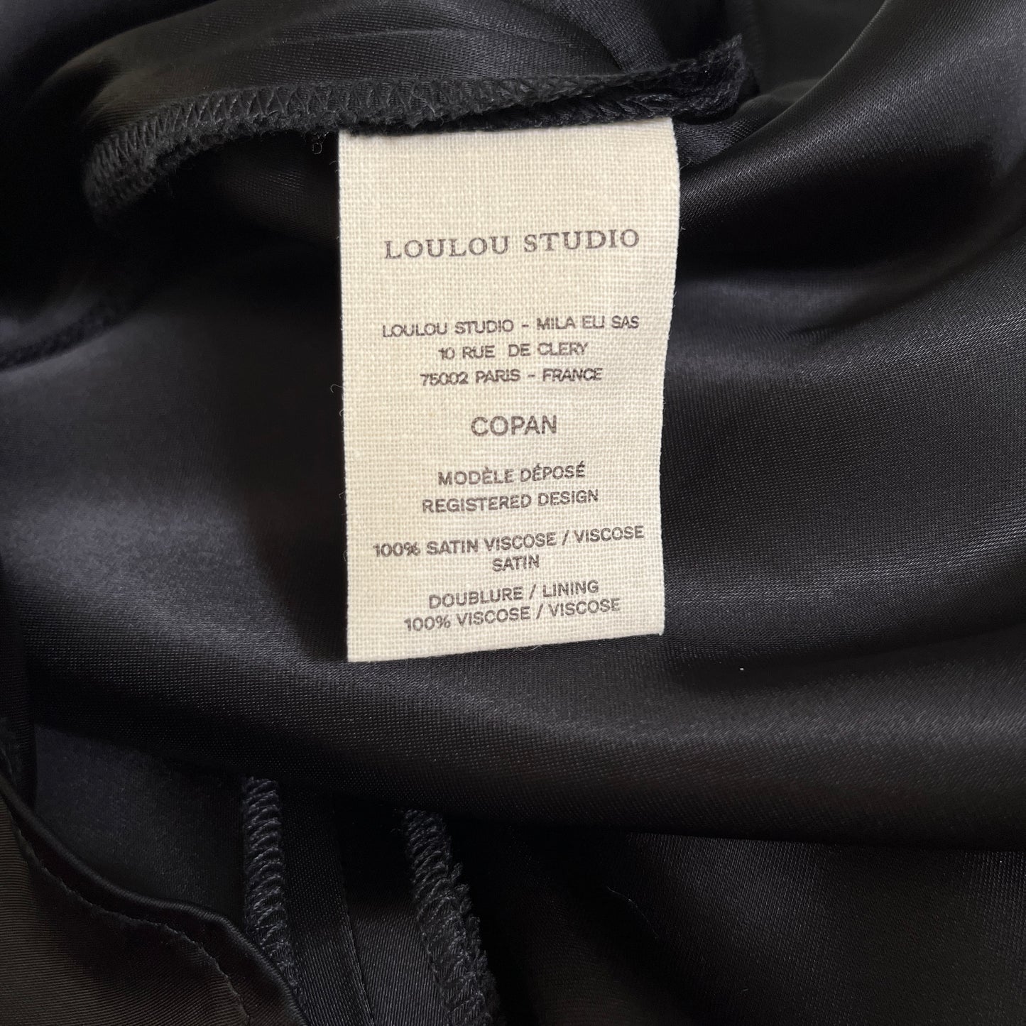 Loulou Studio Copan Cut Out Sleeveless Dress in Black