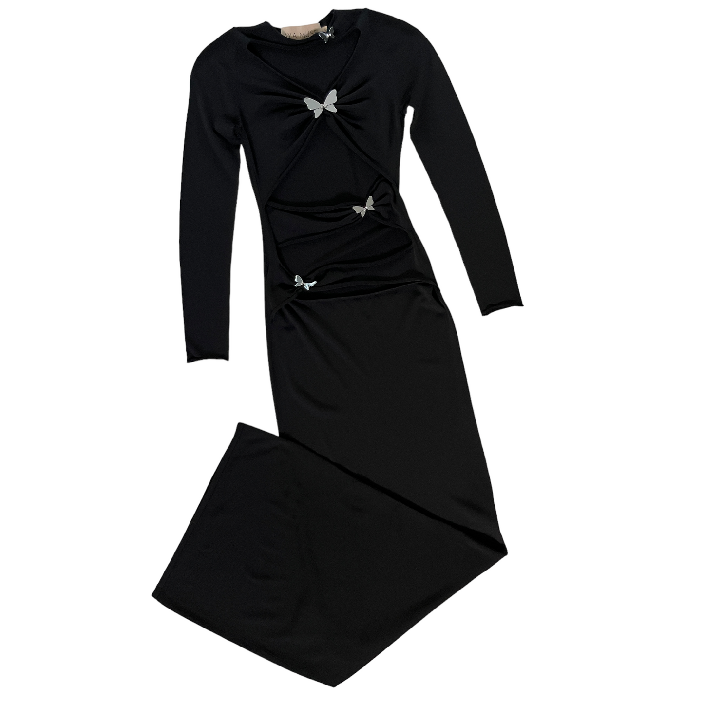 Aya Muse Atalo Dress in Black