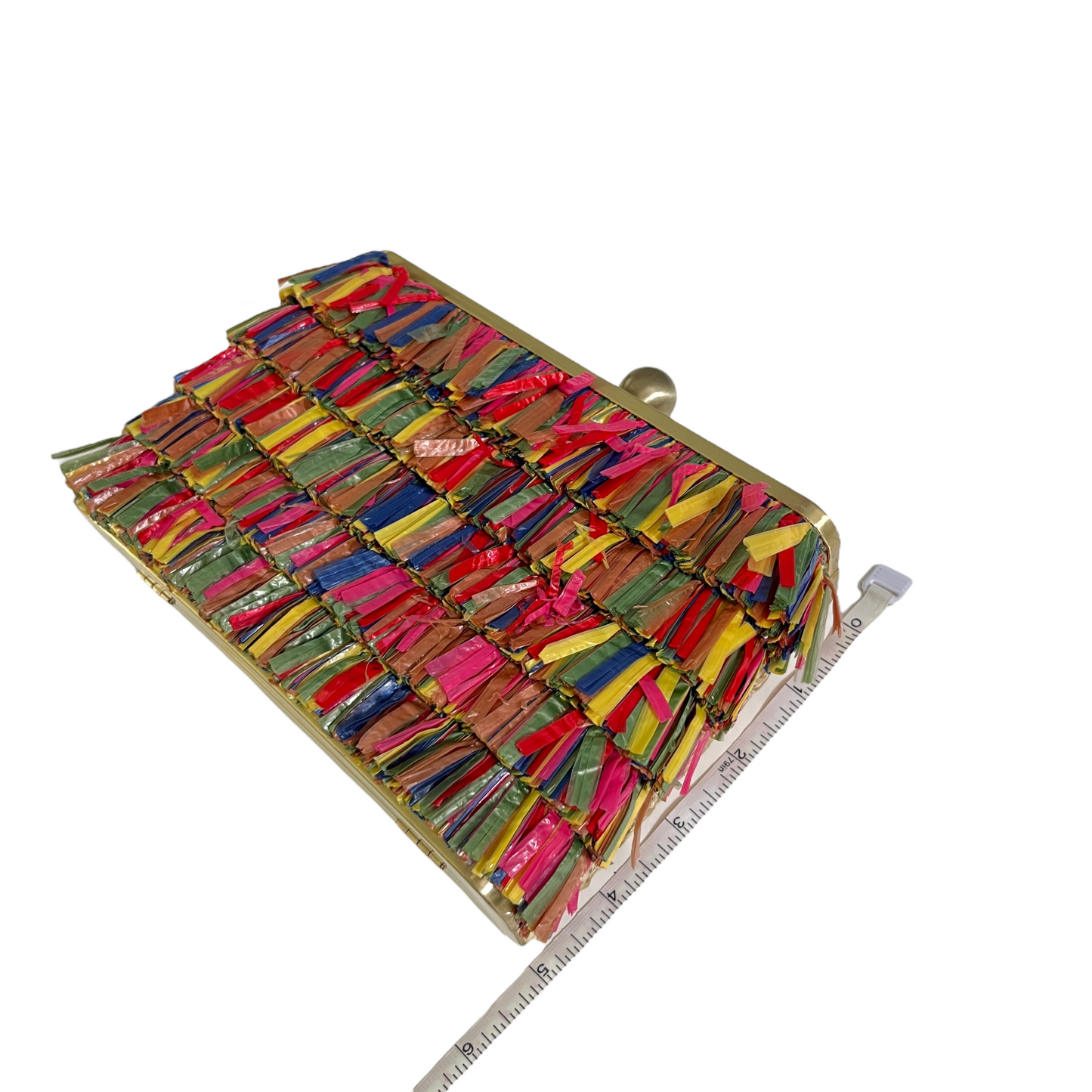 olga berg Carlita Carnivale Clutch in Multi