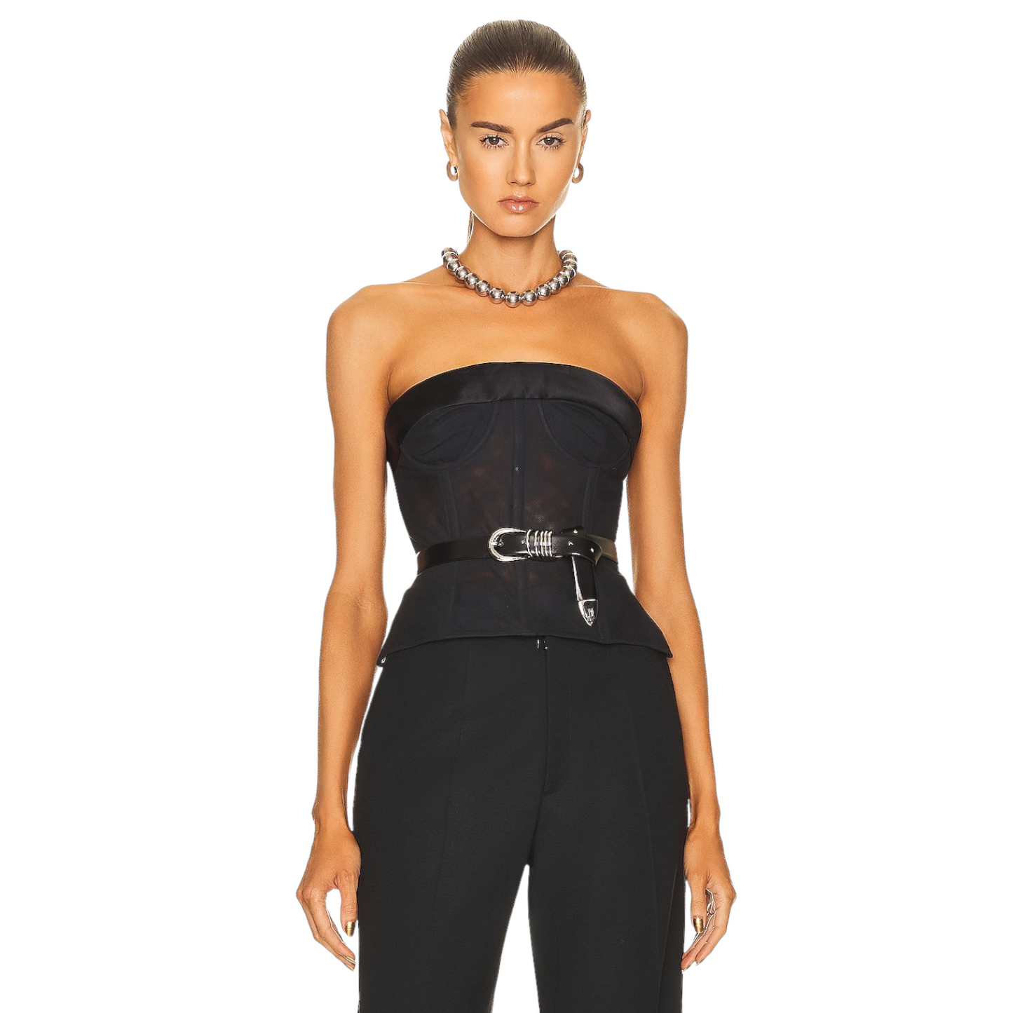 Maison Margiela Corset Top in Black