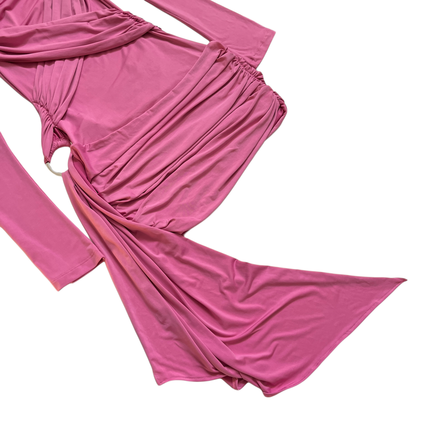 THE ATTICO Fran Mini Dress in Shocking Pink