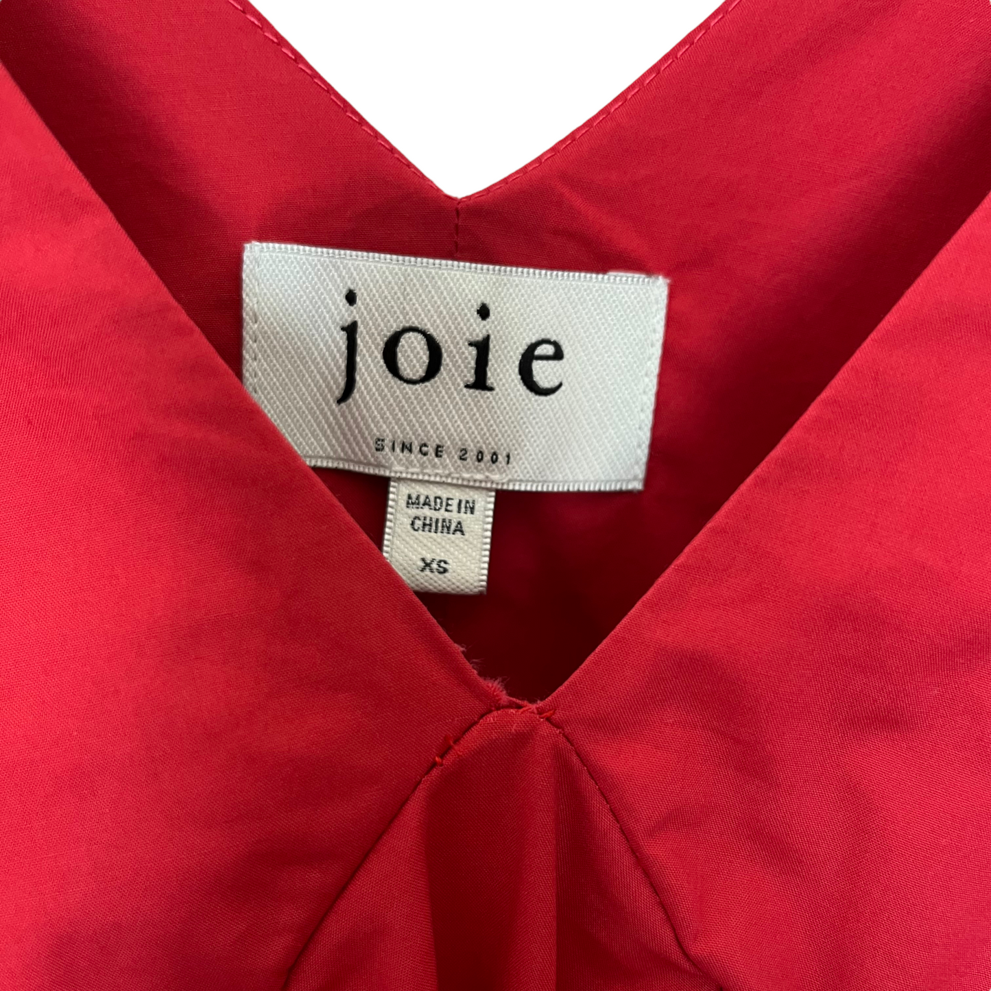 Joie Bondi Red Minervois Midi Dress