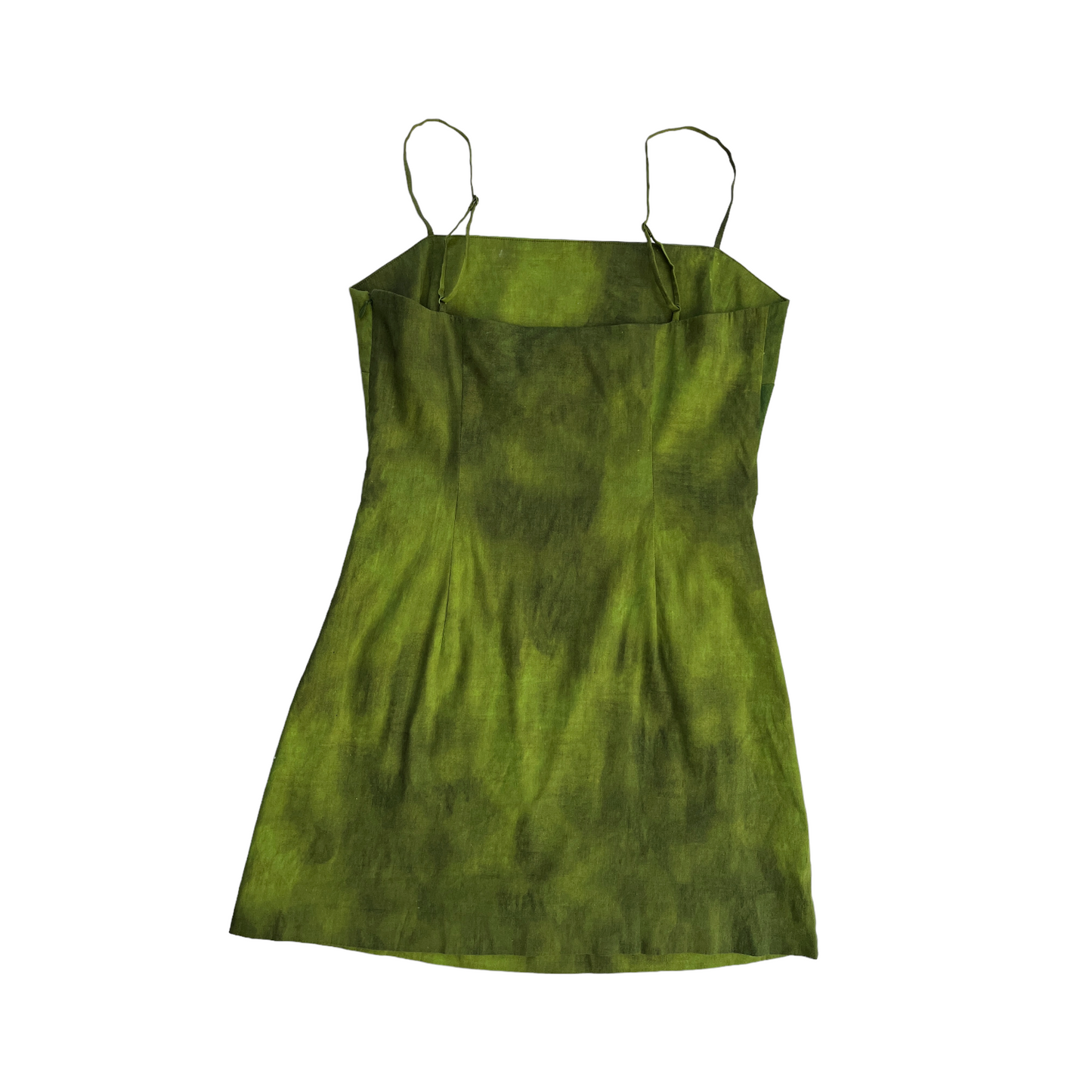 Acne Studios Printed Mini Dress in Green