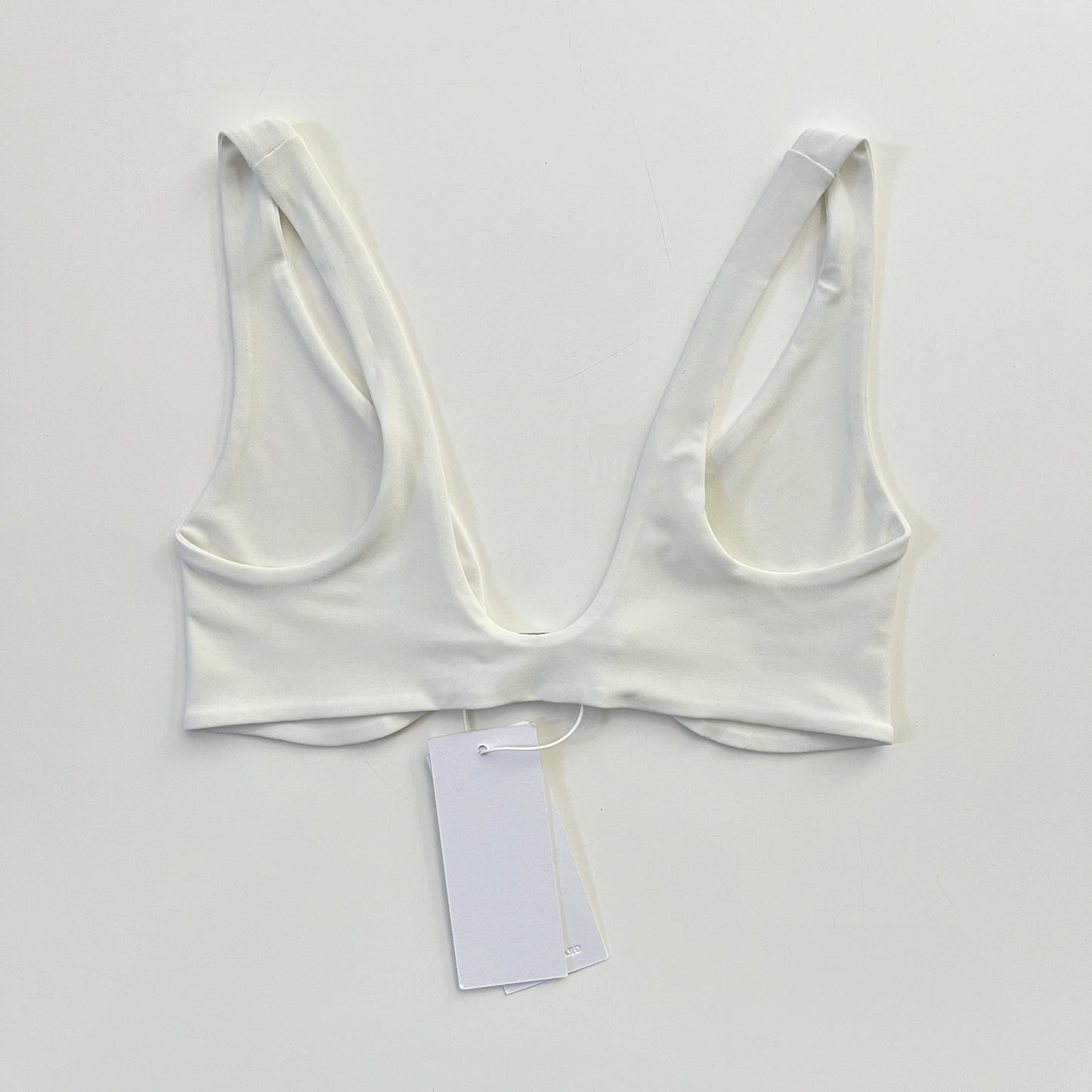 Grace Ling Vertebrae Bralette in Ivory