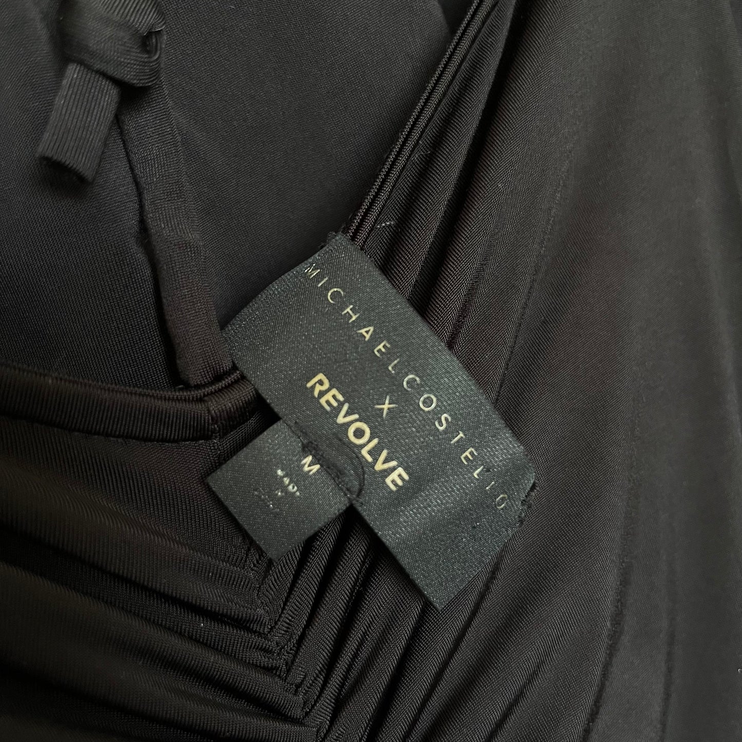 Michael Costello x REVOLVE Addison Maxi Dress in Black