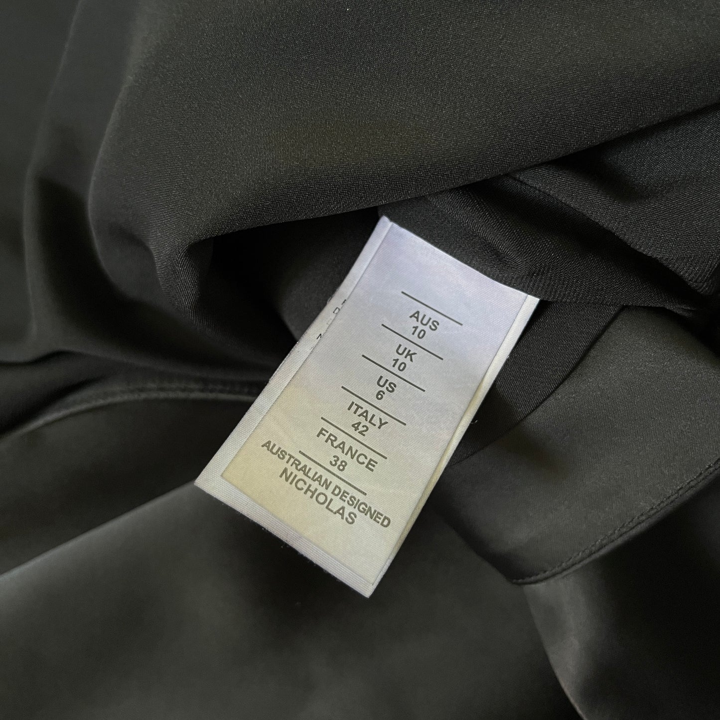 NICHOLAS Erelyn Strapless Gown in Black