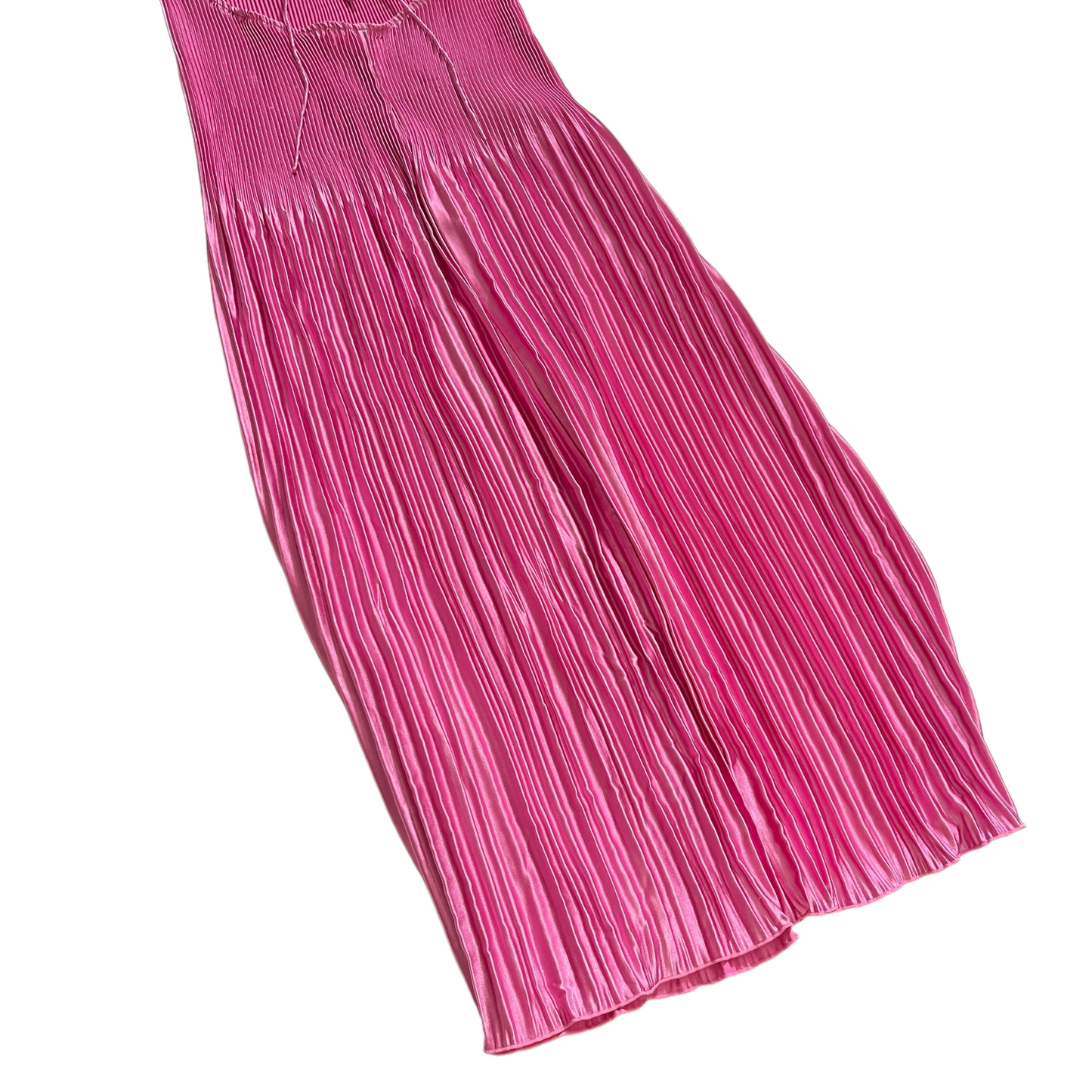 L'IDEE Soire Klum Midi Dress in Hot Pink