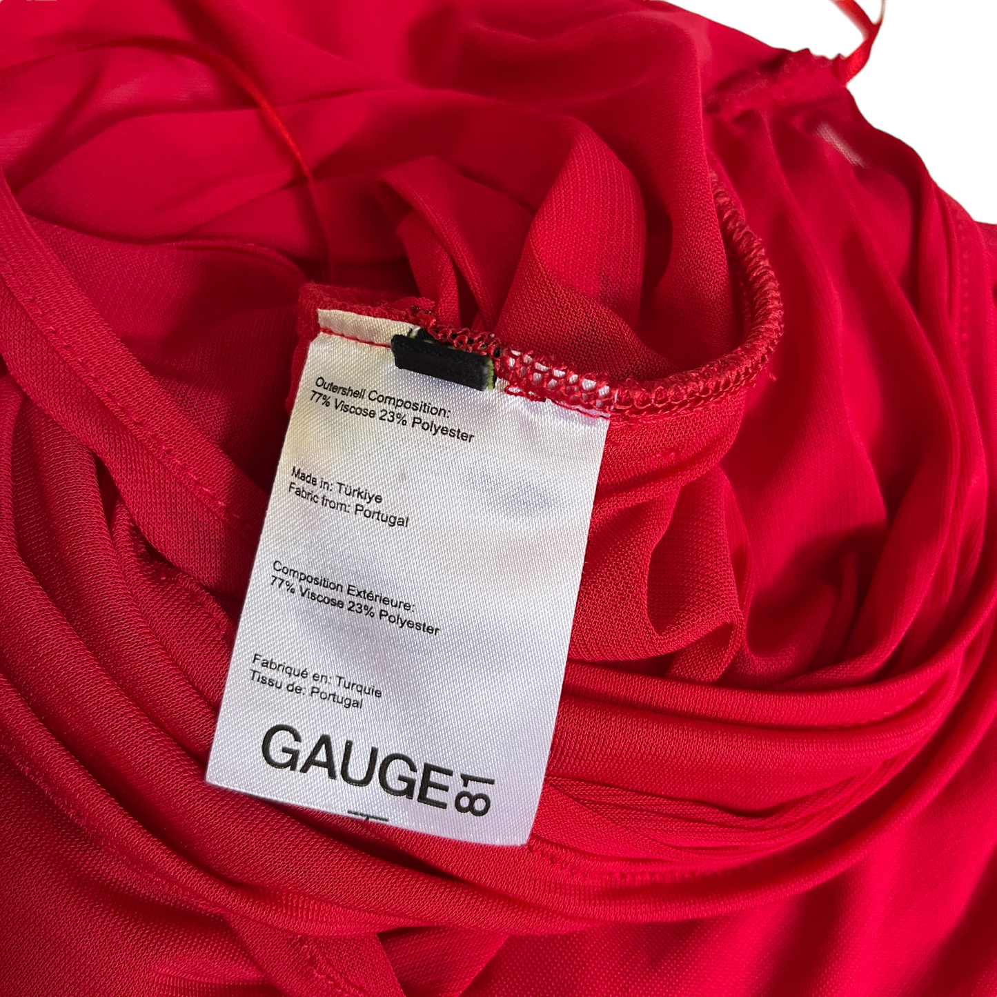 GAUGE81 Moni Dress in Scarlet