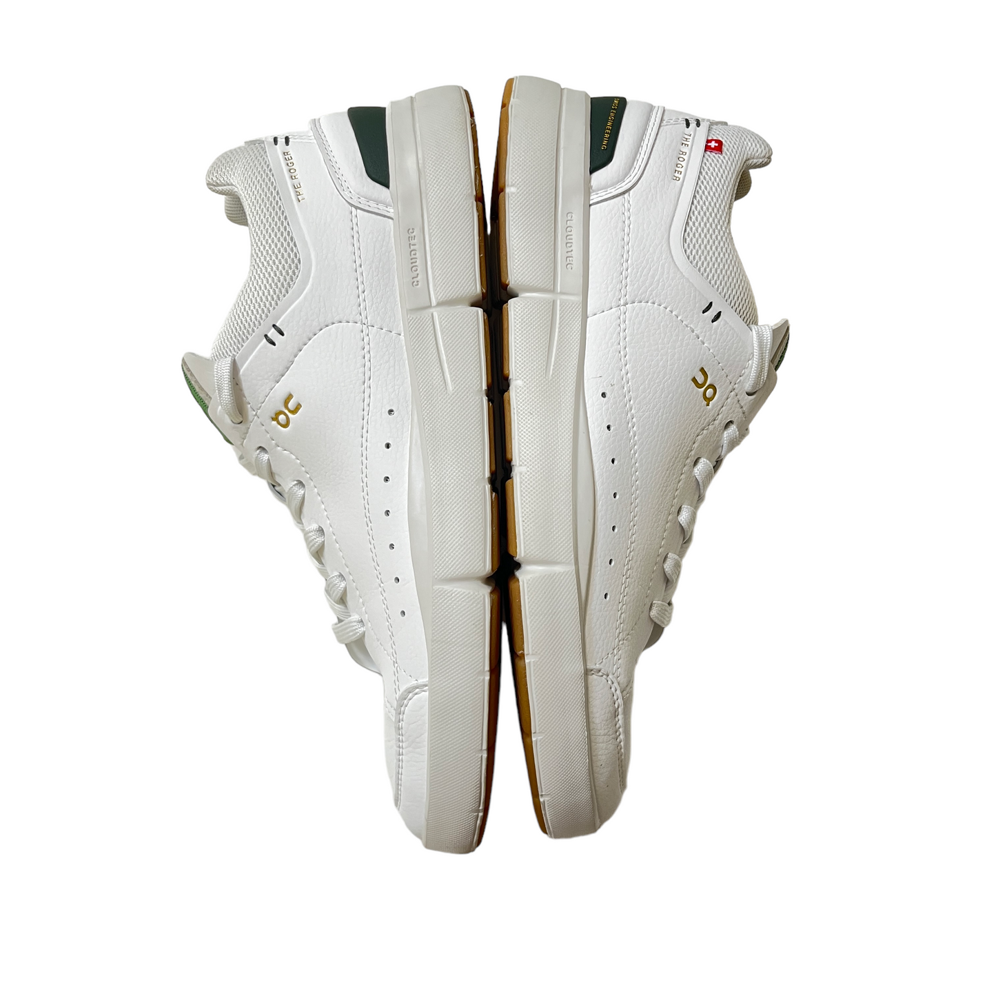 On Roger Centre Court Sneaker in White & Sage