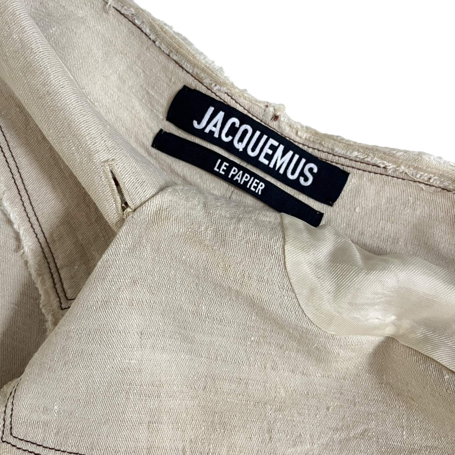 JACQUEMUS La Veste Camargue in Light Beige