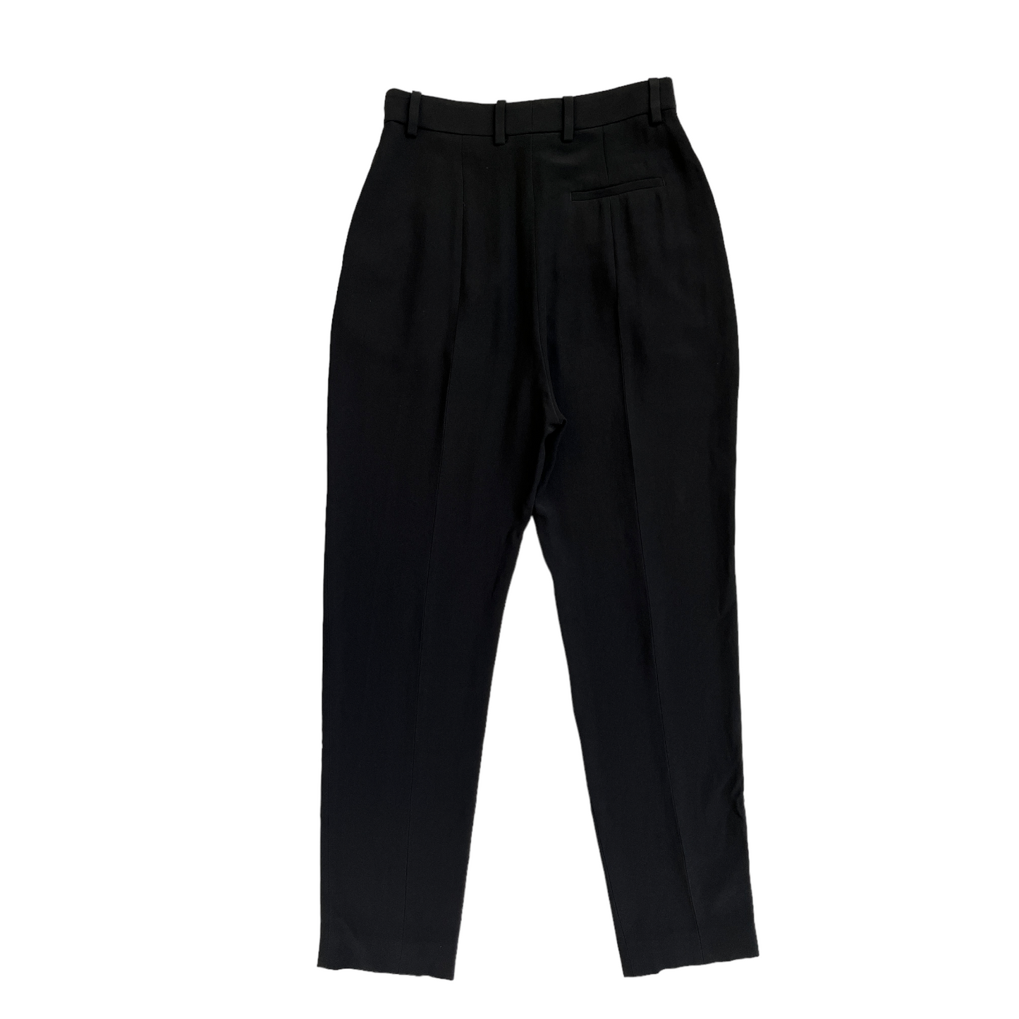 Alexander McQueen High Waisted Cigarette Pant in Black