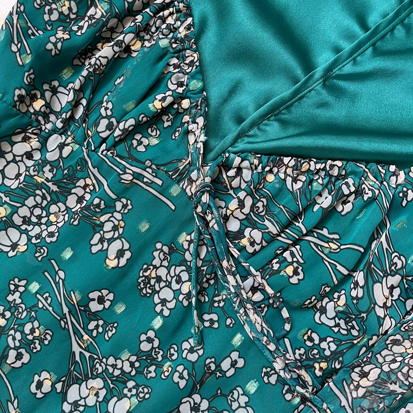 House of Harlow 1960 x REVOLVE Vaida Mini Dress in Teal Floral Multi