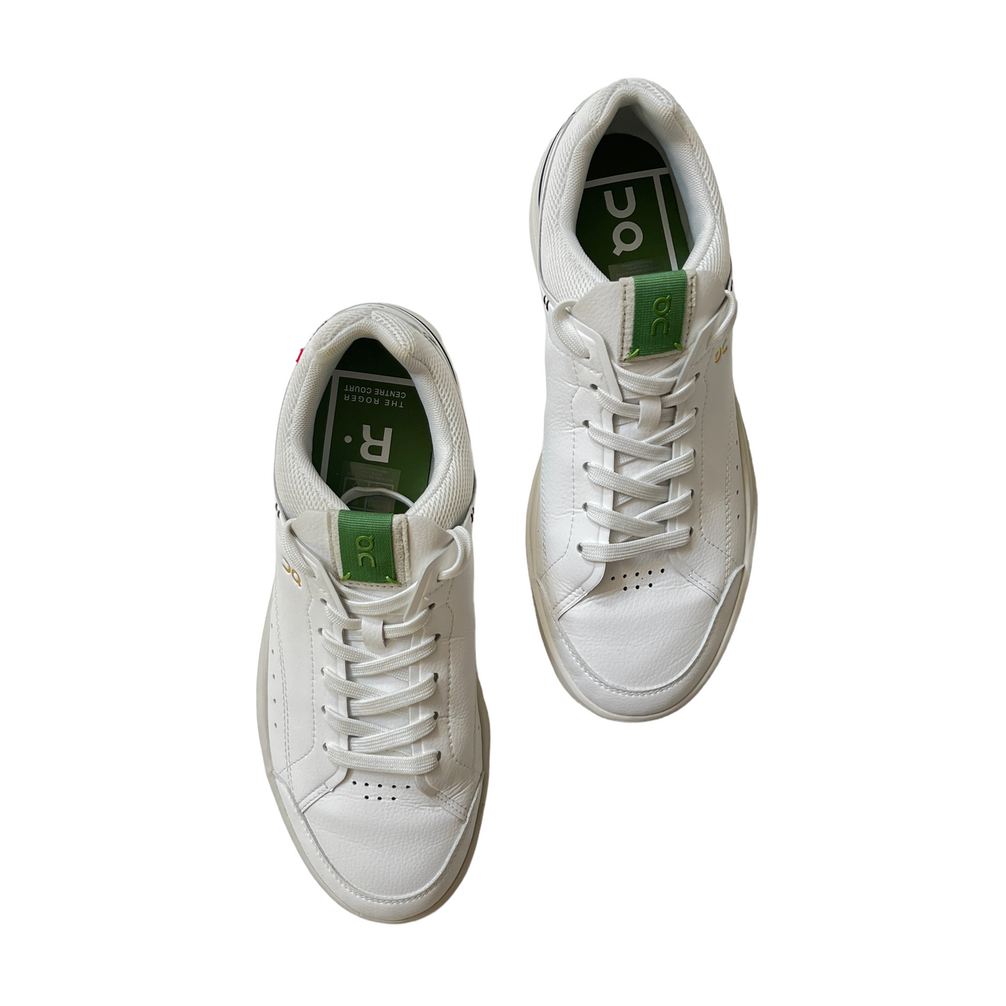 On Roger Centre Court Sneaker in White & Sage