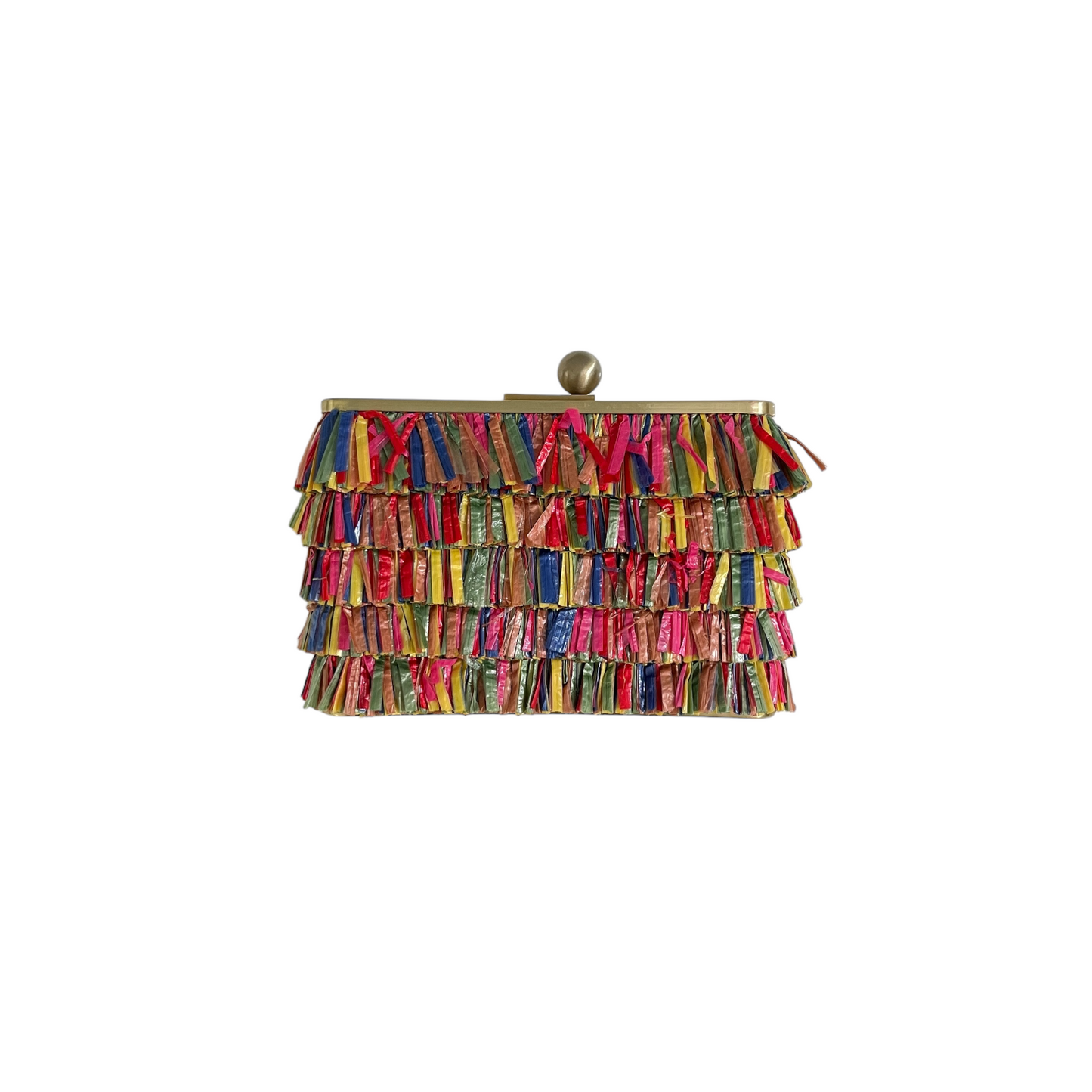 olga berg Carlita Carnivale Clutch in Multi