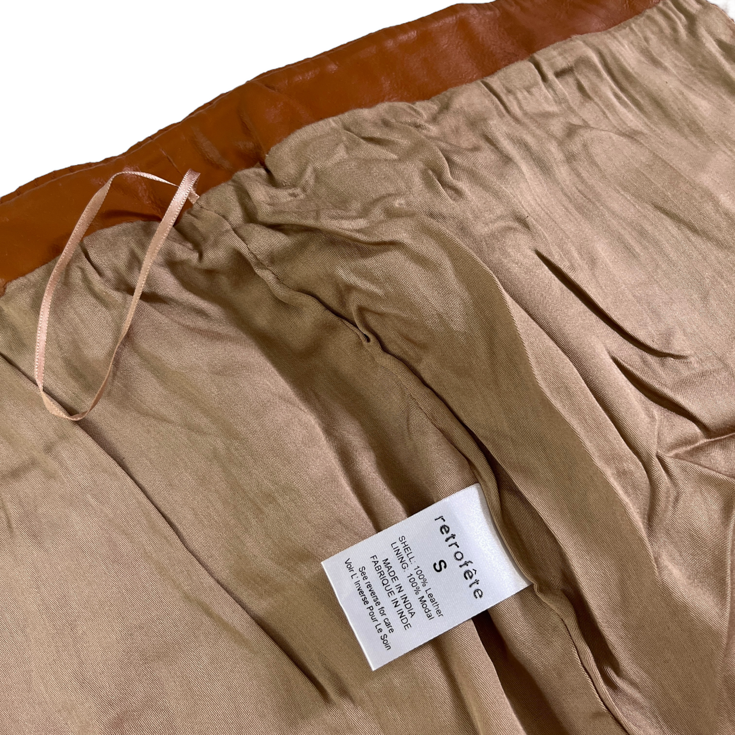 Retrofete Monte Skirt in Caramel / Modified