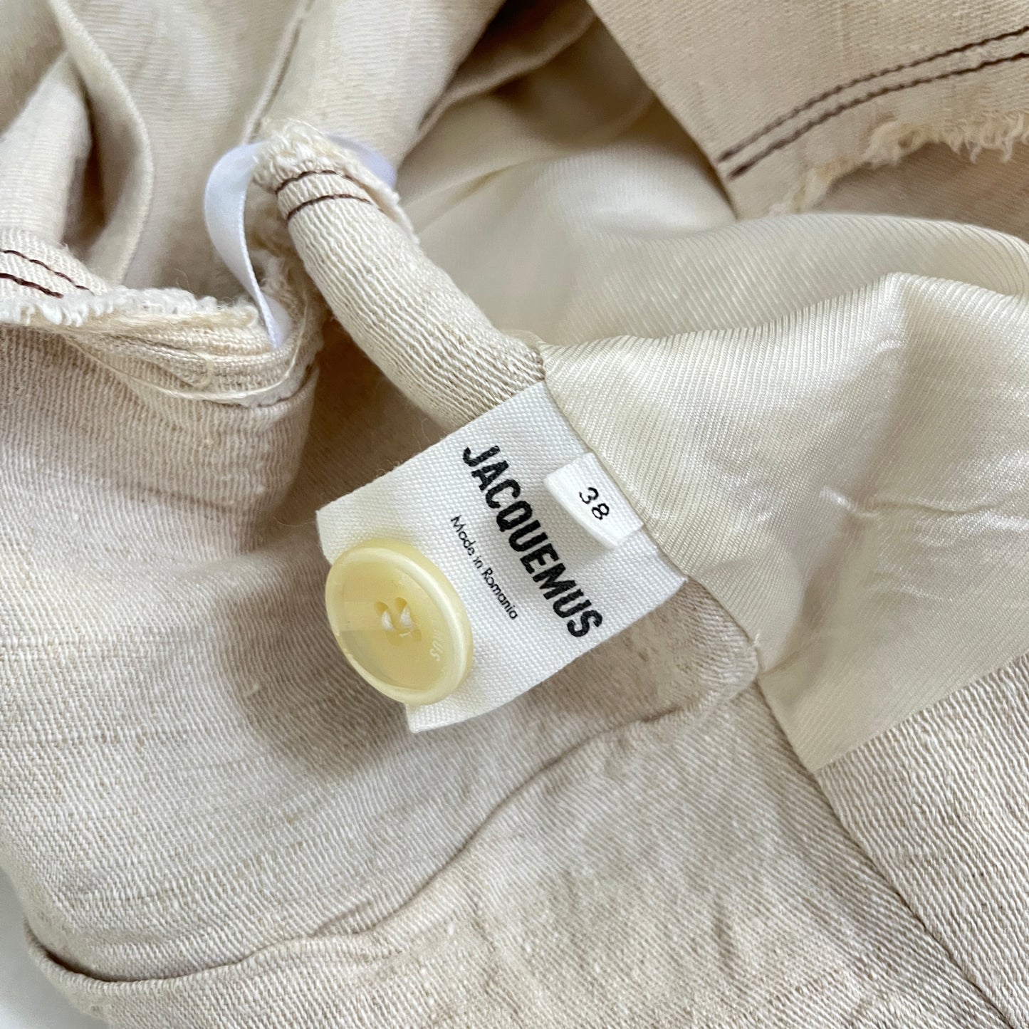 JACQUEMUS La Veste Camargue in Light Beige