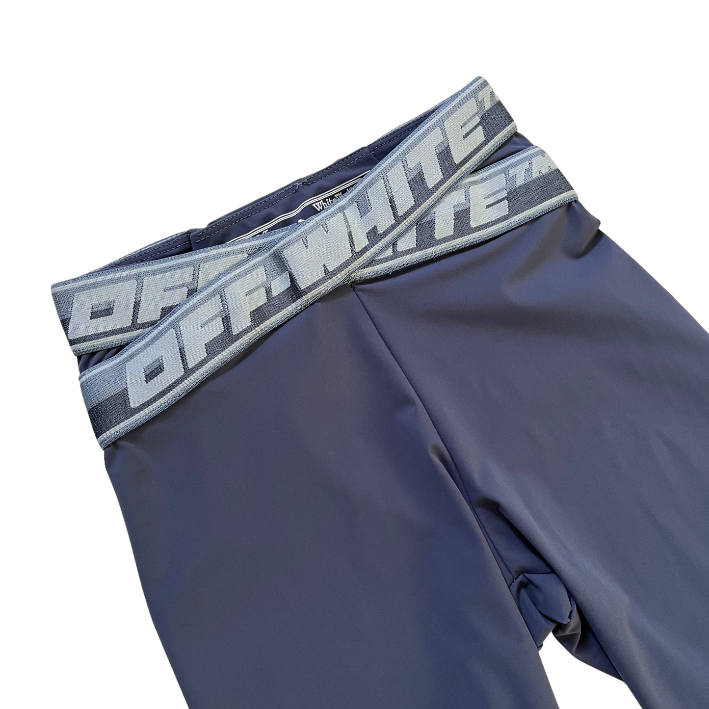 OFF-WHITE Athleisure Logo Band Short in Grey