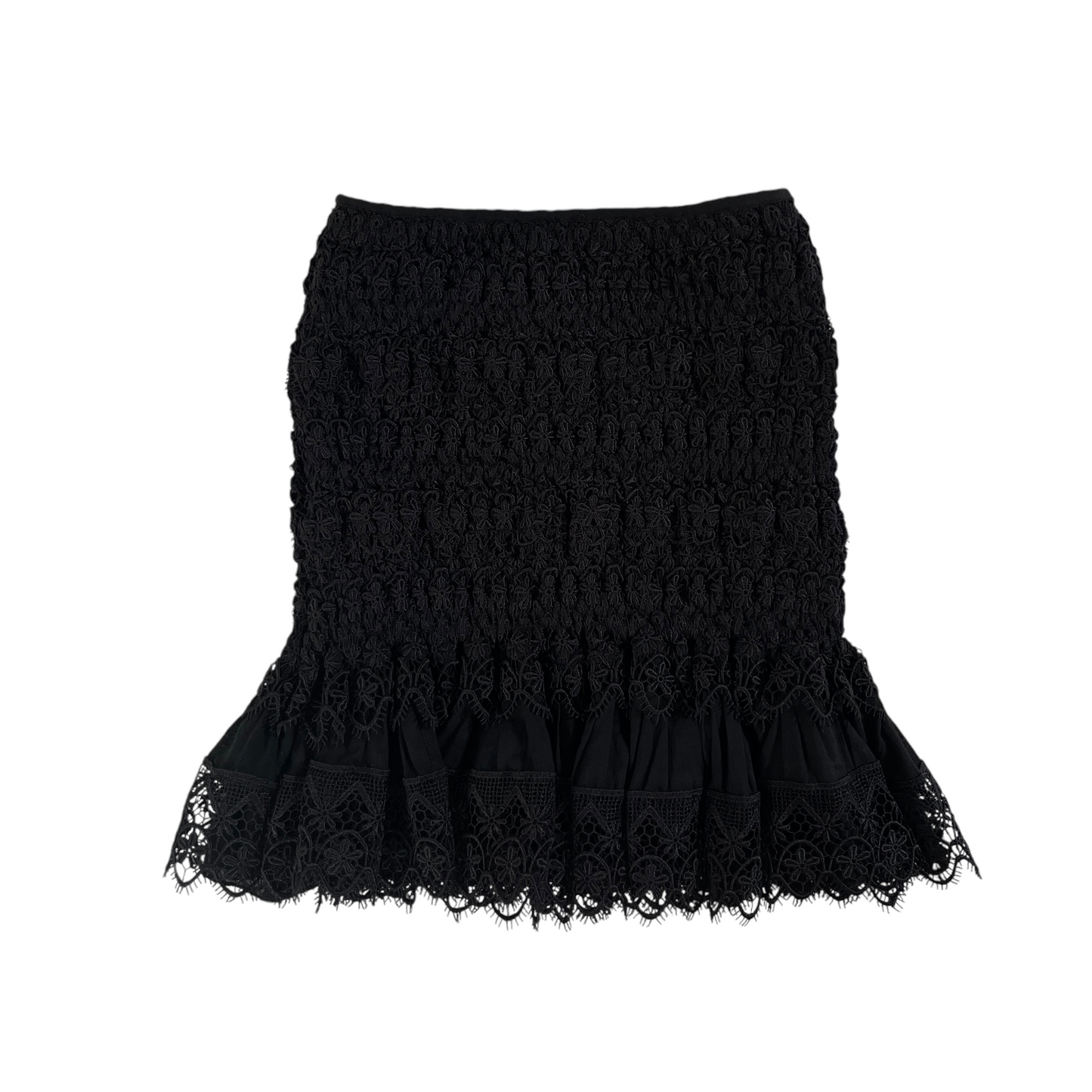 Charo Ruiz Ibiza Fleur Mini Skirt in Black