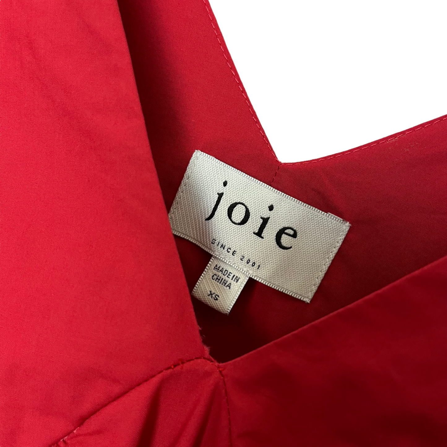 Joie Bondi Red Minervois Midi Dress