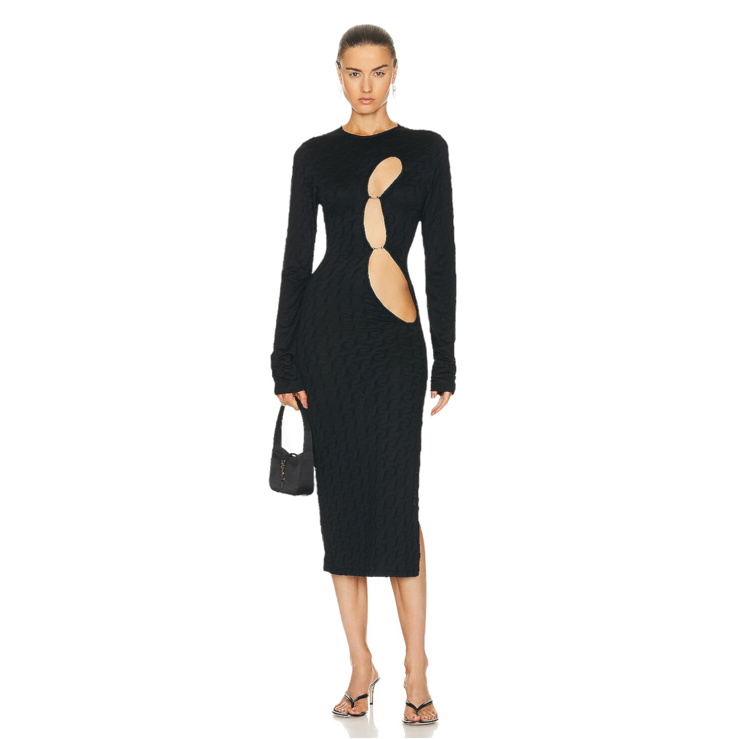 Jade Cropper Cutout Dress in Black