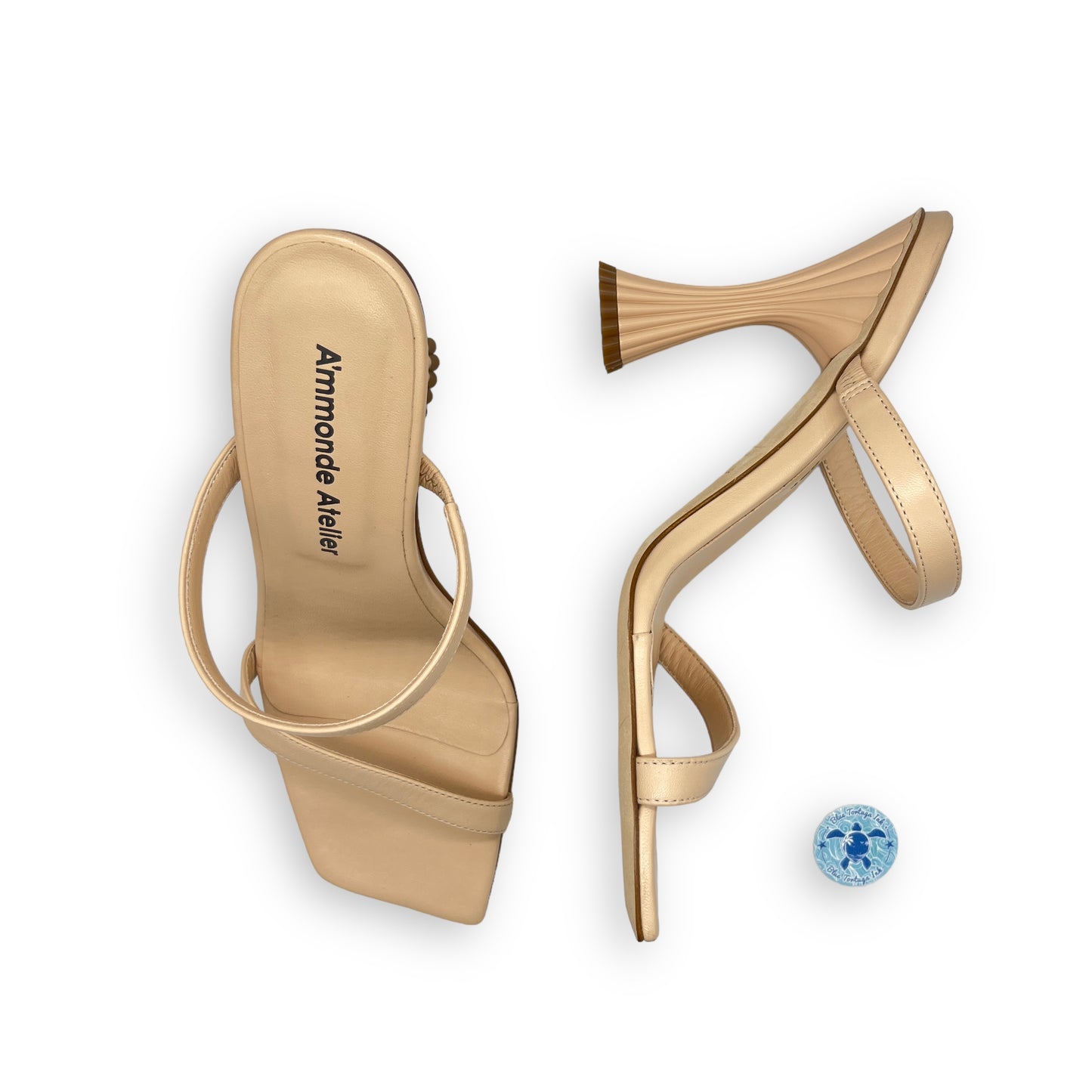 A'mmonde Atelier Andrea 100 Sandals in Nude