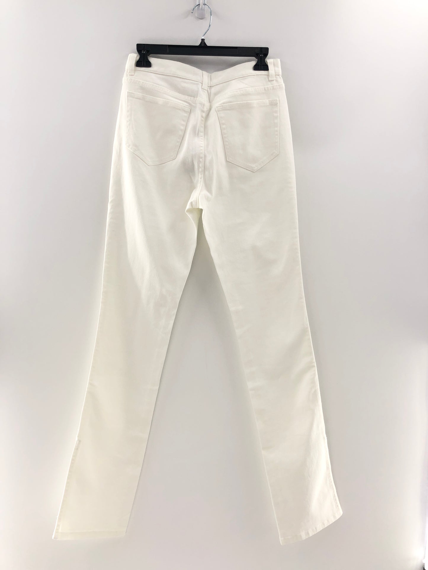 Something Navy Nina Denim Pants with Slit in White 6