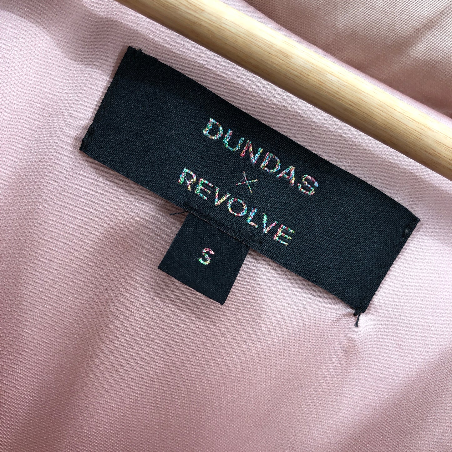 DUNDAS x REVOLVE Bride Audrey Puffer Jacket in Blush Upcycled / Repaired