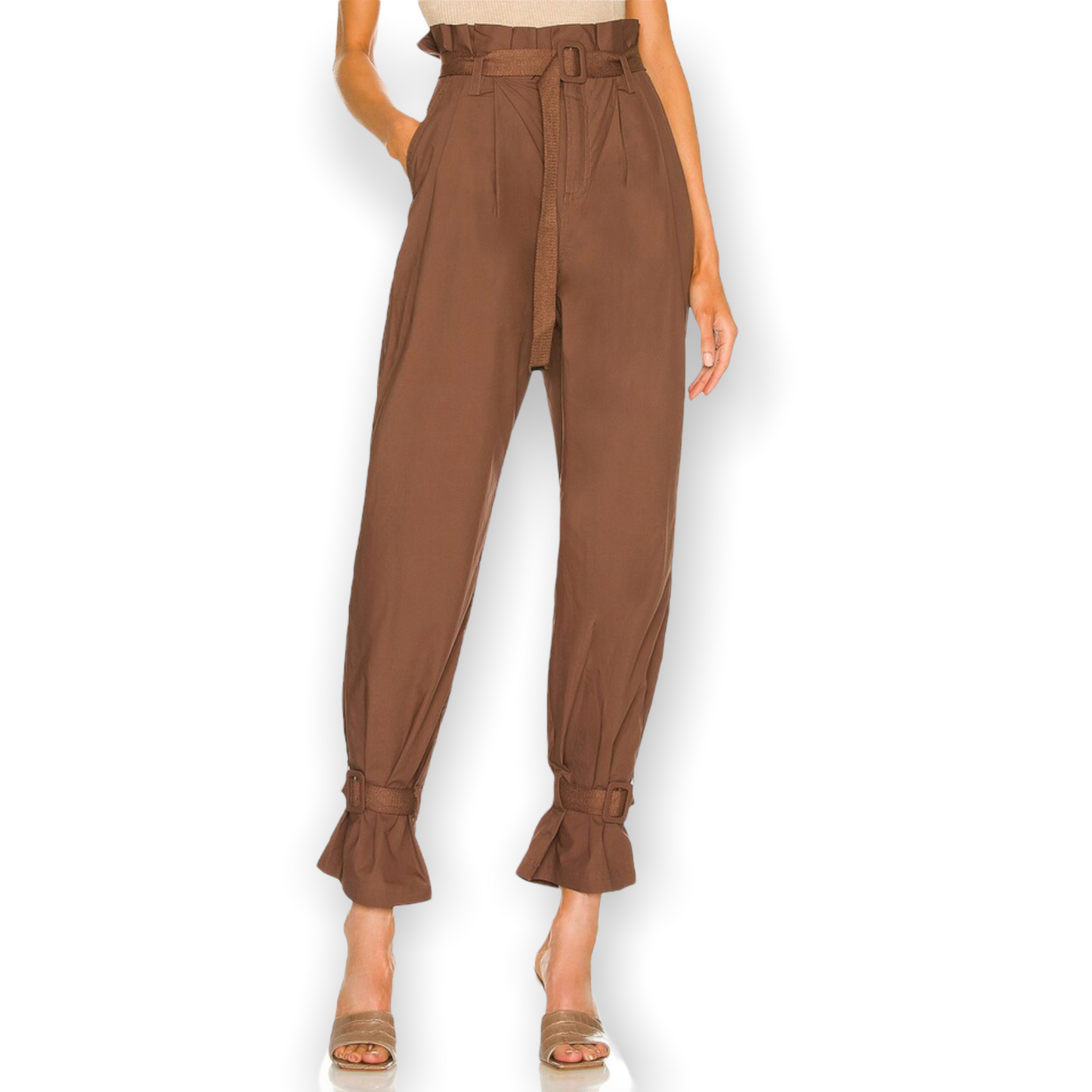 The Virgil Pant in Chocolate BrownL'Academie Wide Leg Small