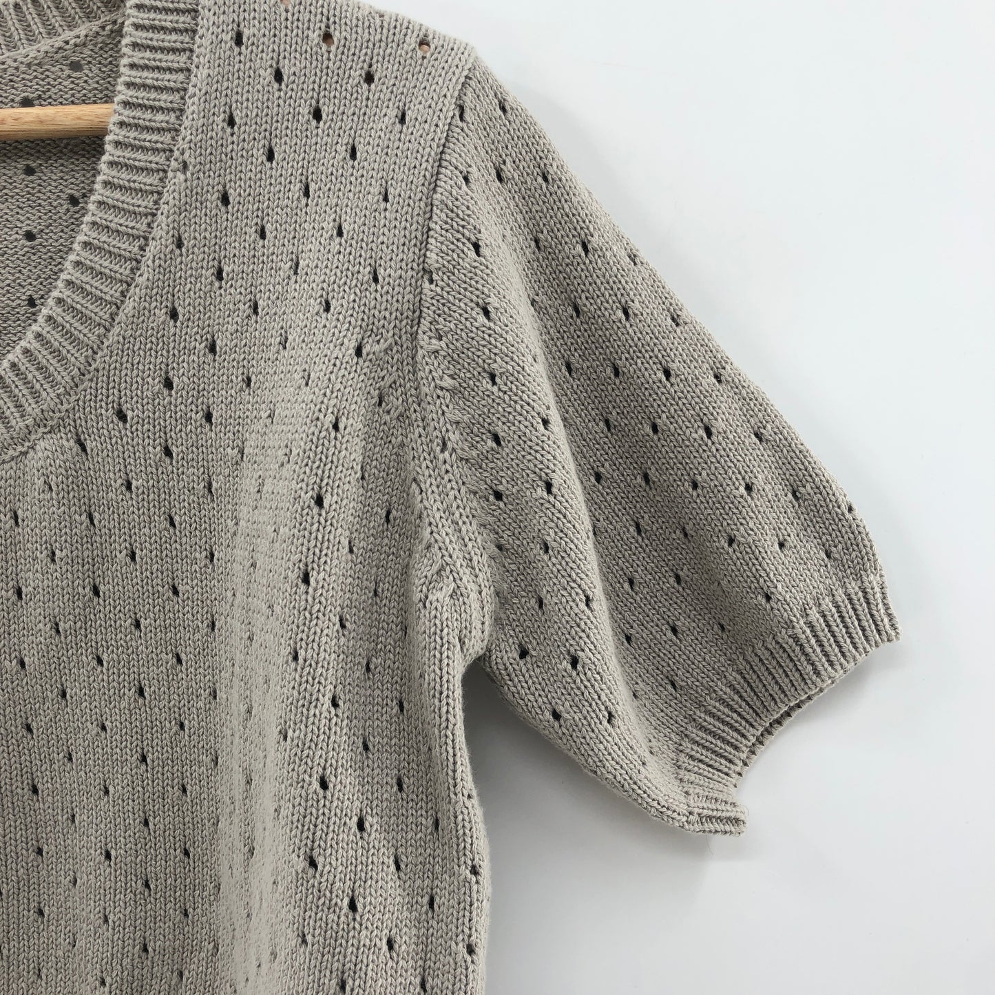 Callahan Knitwear Genny Cardigan Top in Grey