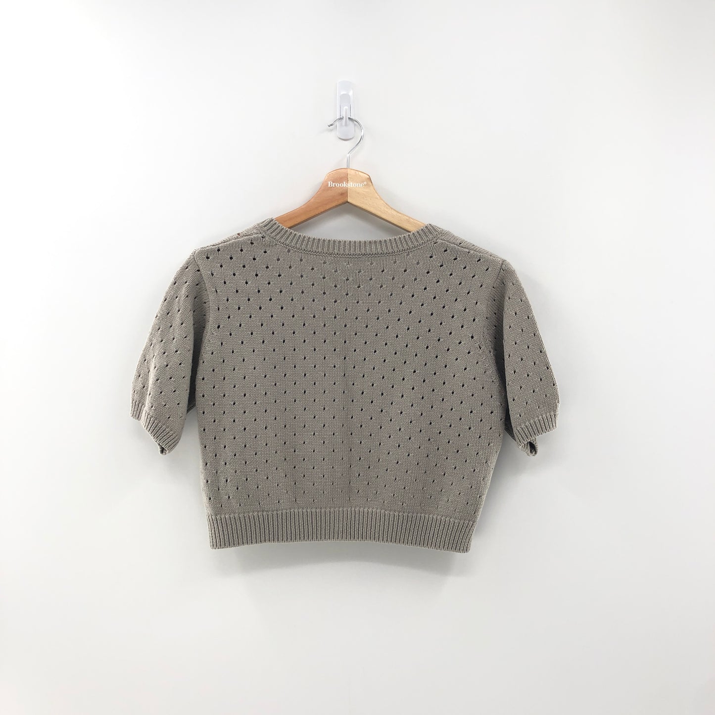 Callahan Knitwear Genny Cardigan Top in Grey