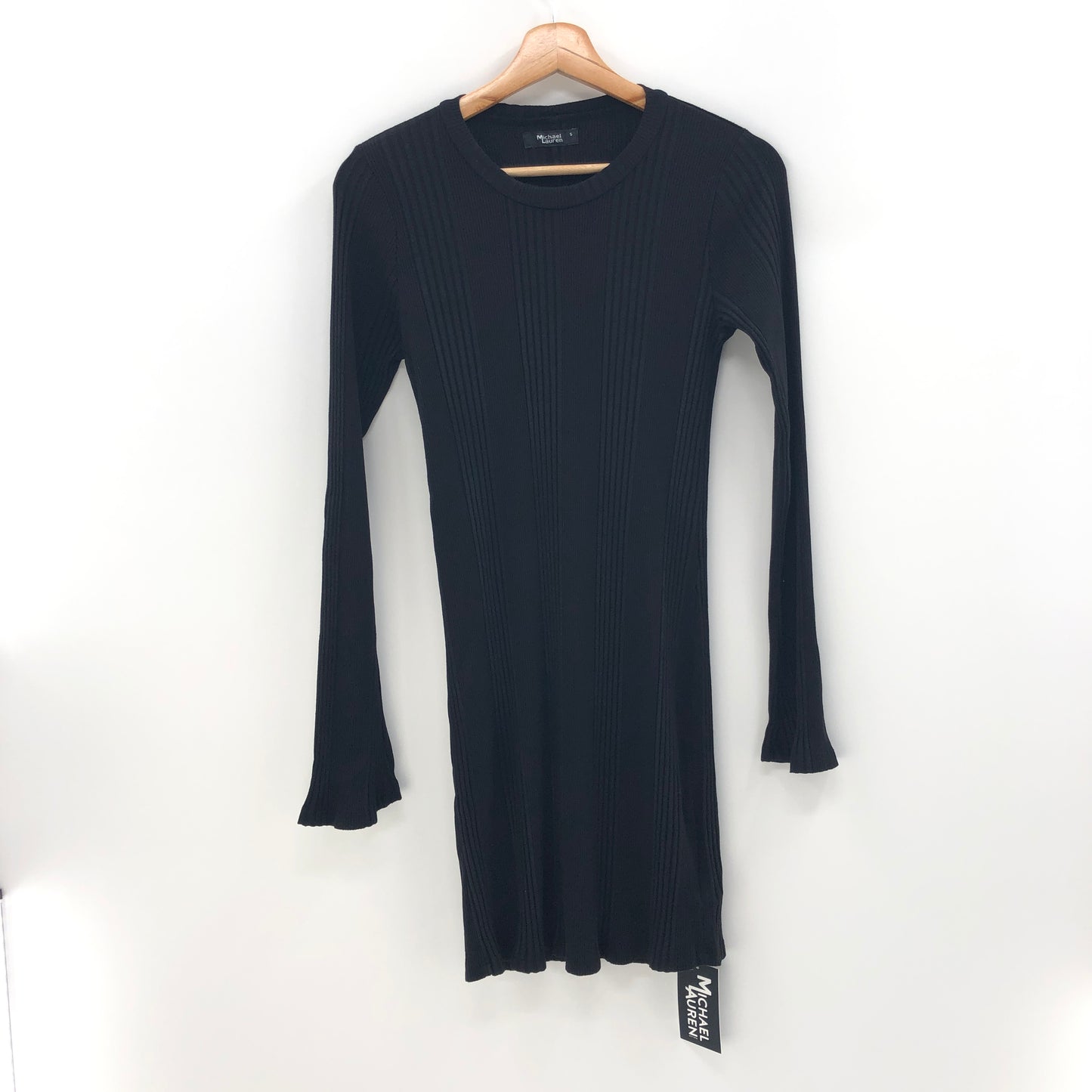 Michael Lauren Jovan Mini Dress in Black