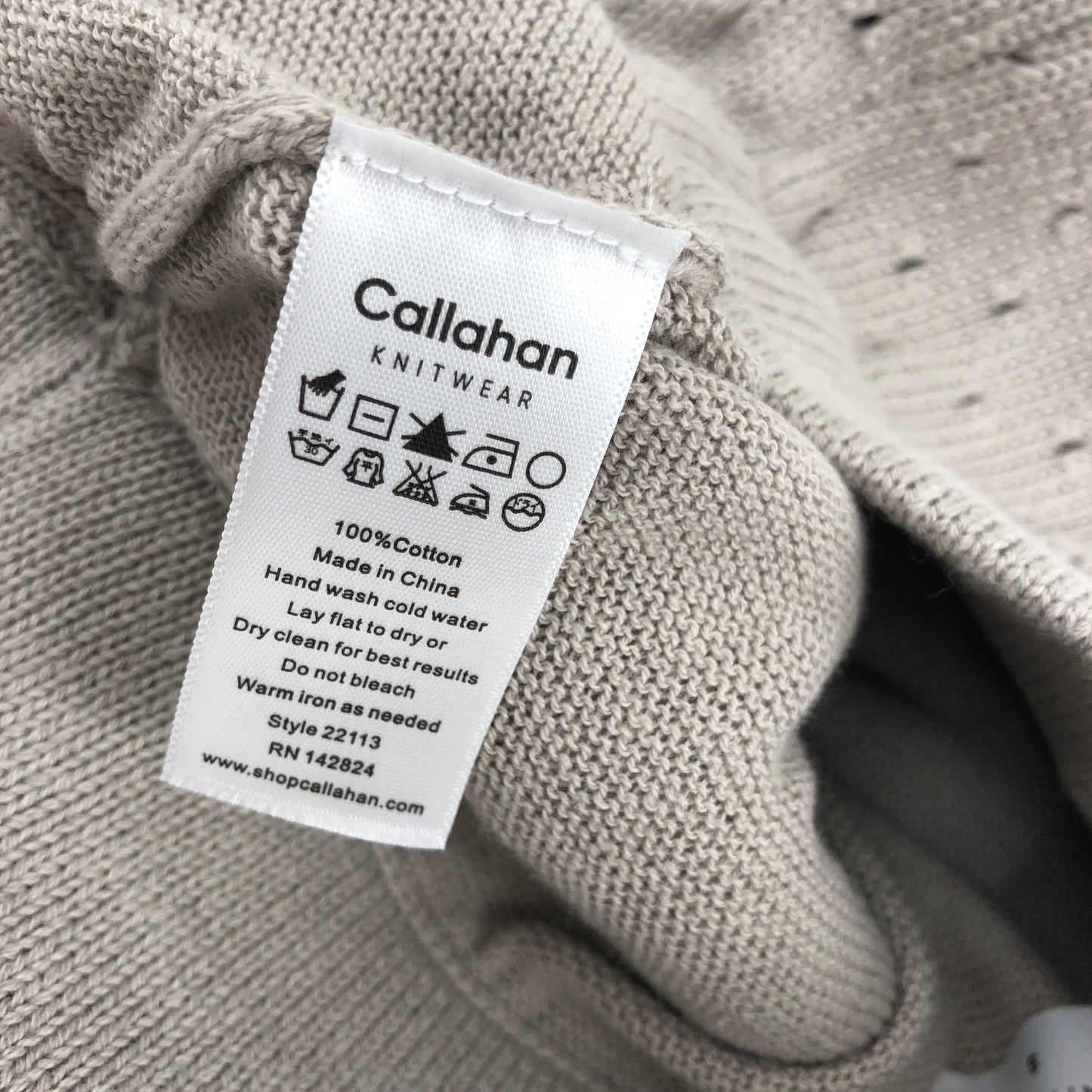 Callahan Knitwear Genny Skirt in Grey Small