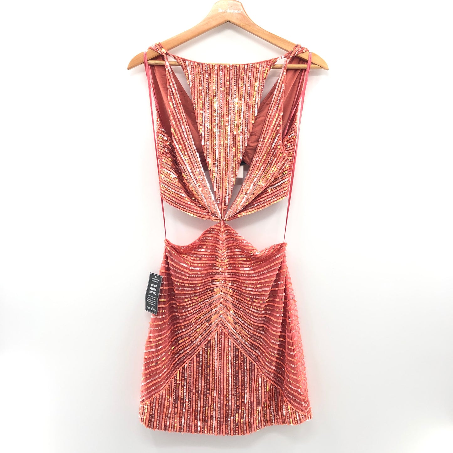 retrofete Nikoletta Dress in Calypso Coral M