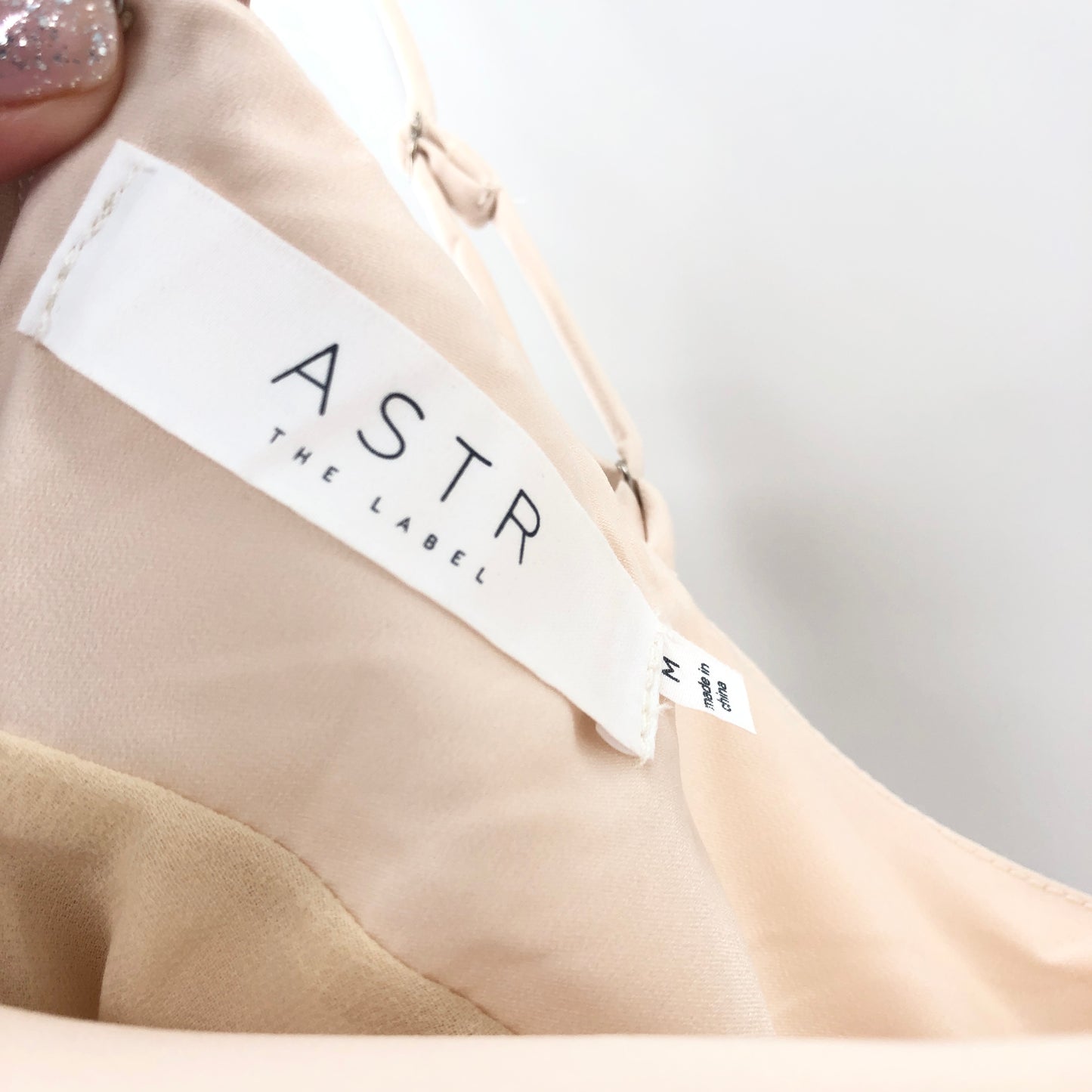 ASTR the Label Claire Mini Dress in Cream