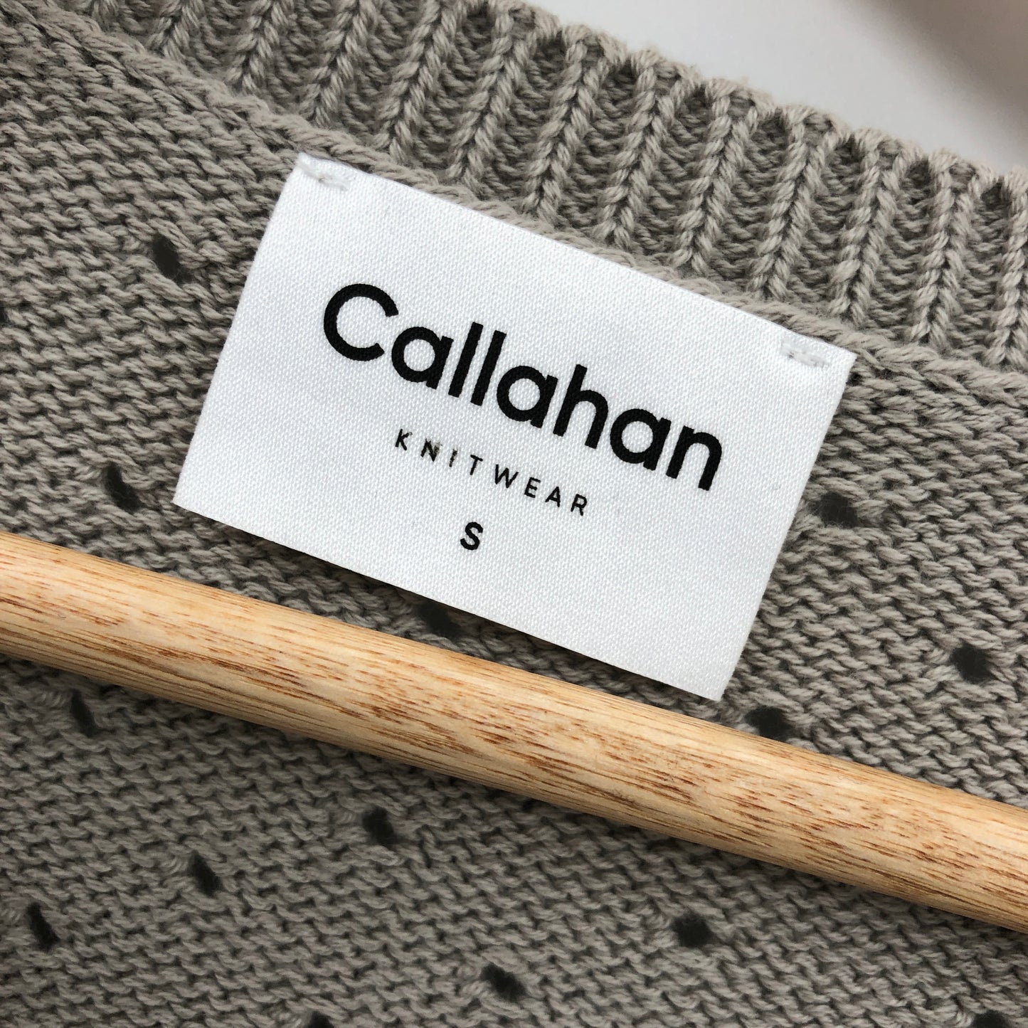 Callahan Knitwear Genny Cardigan Top in Grey