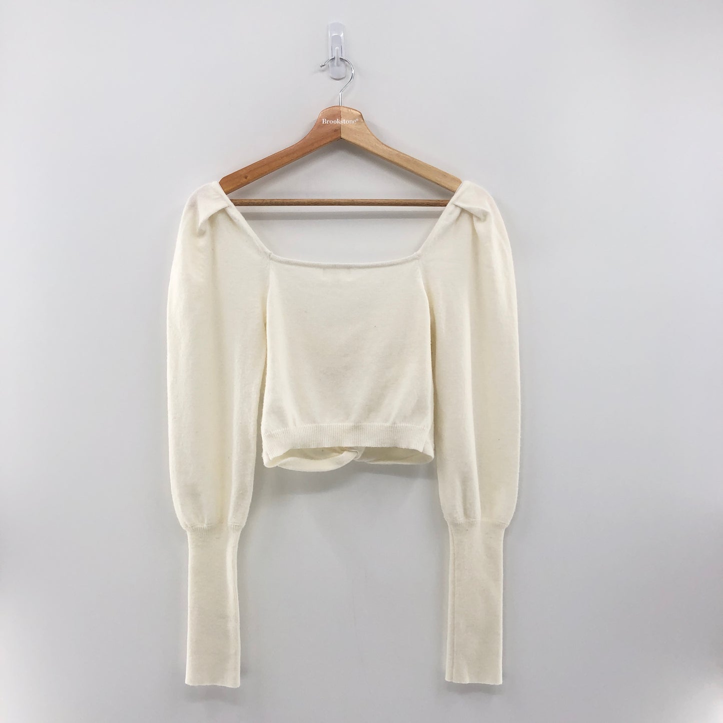 LPA Ayla Lightweight knit fabric Top in Ivory XS