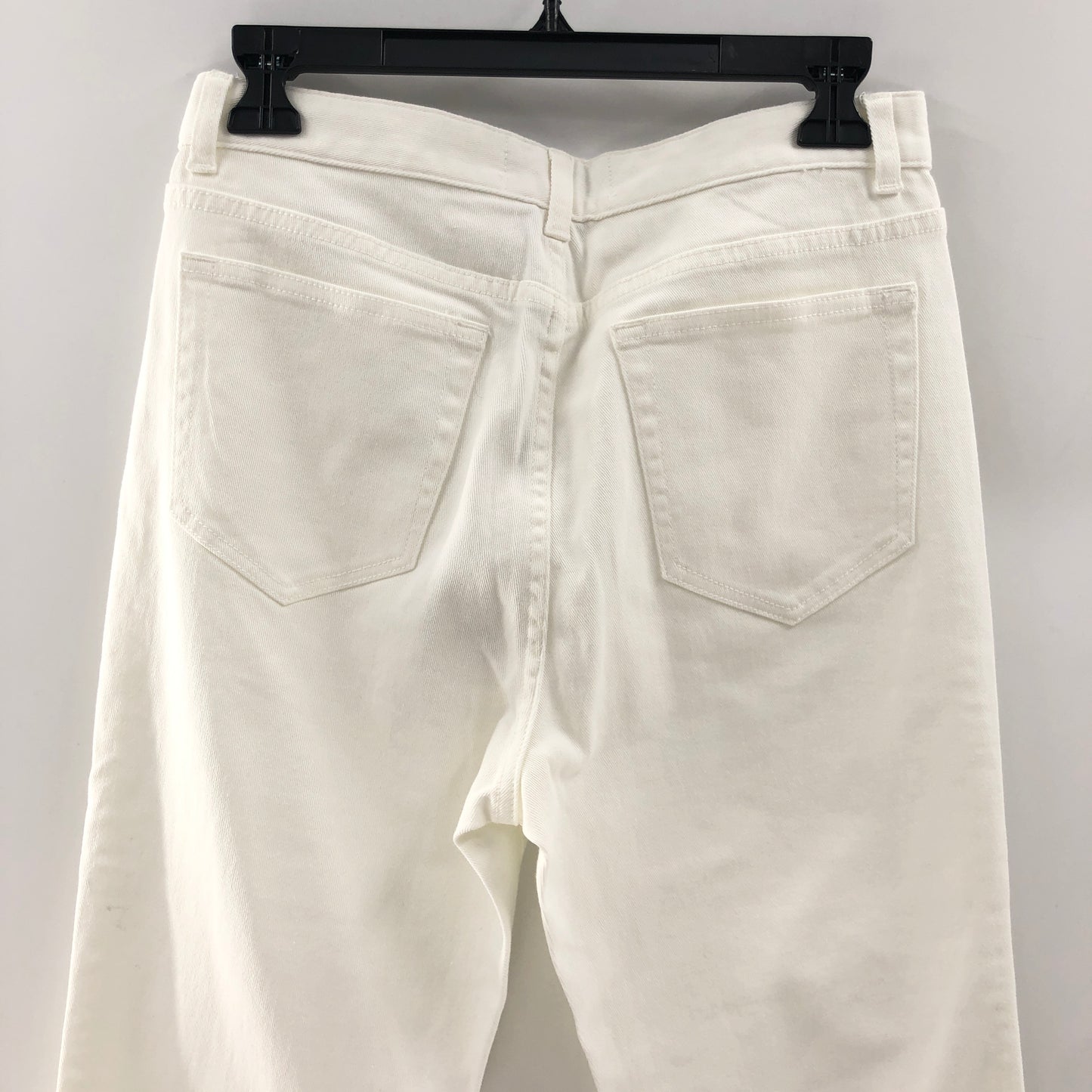 Something Navy Nina Denim Pants with Slit in White 6