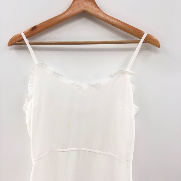 superdown Charlee Frill Cami Dress in White S