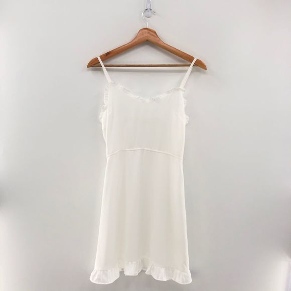 superdown Charlee Frill Cami Dress in White S